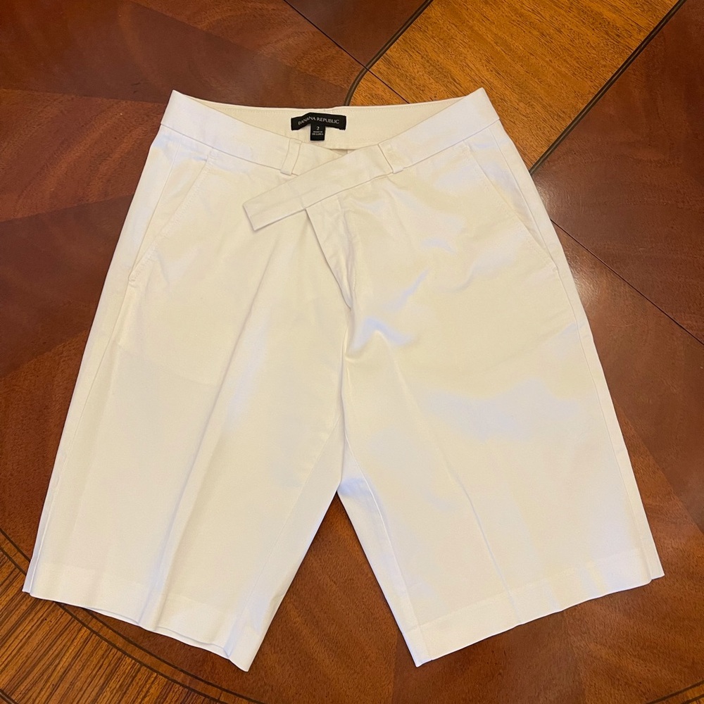 Banana Republic White Shorts